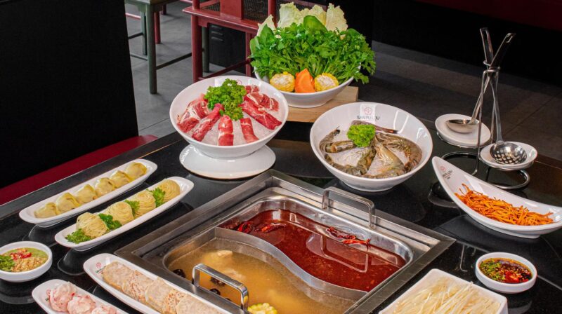 Lẩu ờ nhà hàng San Fu Lou