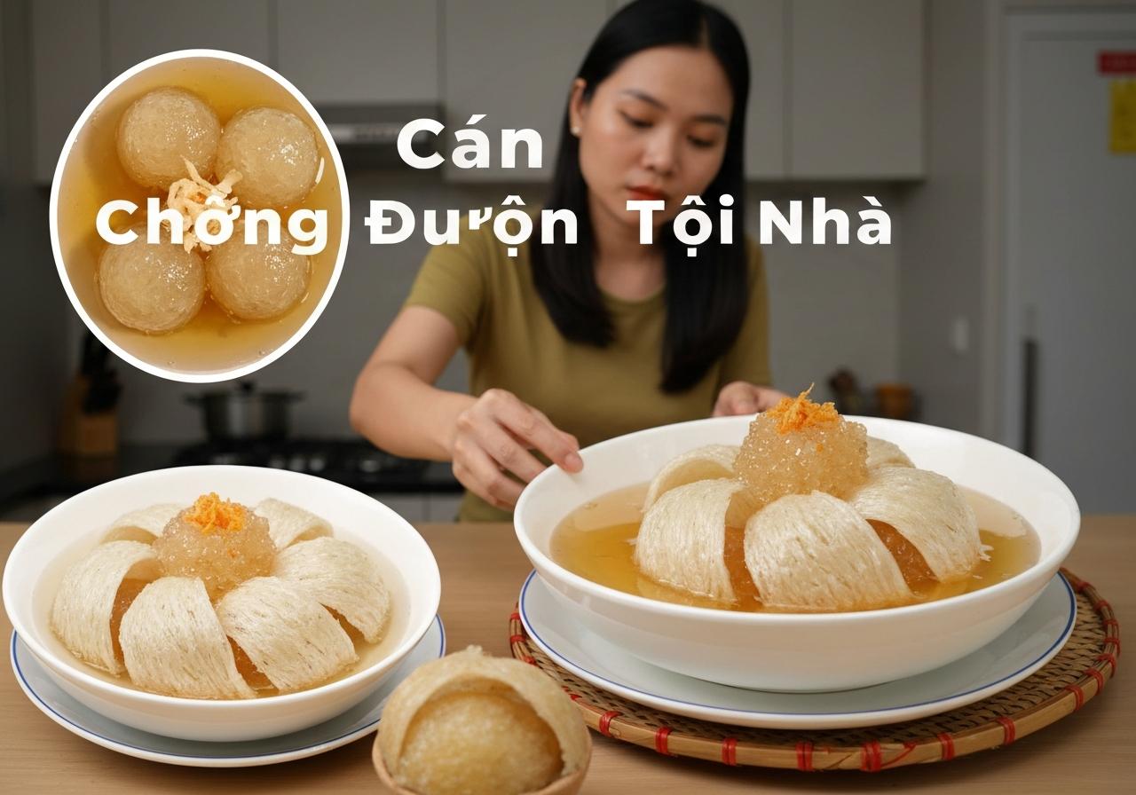 cách làm yến chưng đường phèn