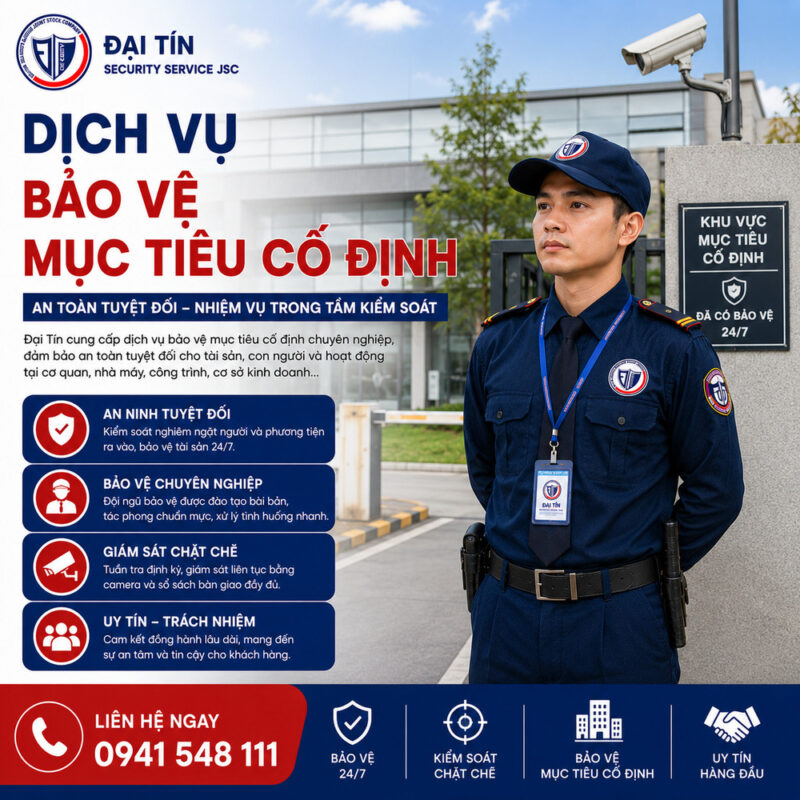 Dịch vụ bảo vệ mục tiêu cố định