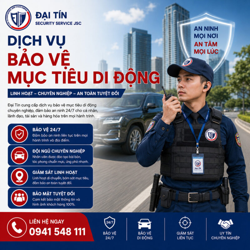 Các dịch vụ bảo vệ mục tiêu di động
